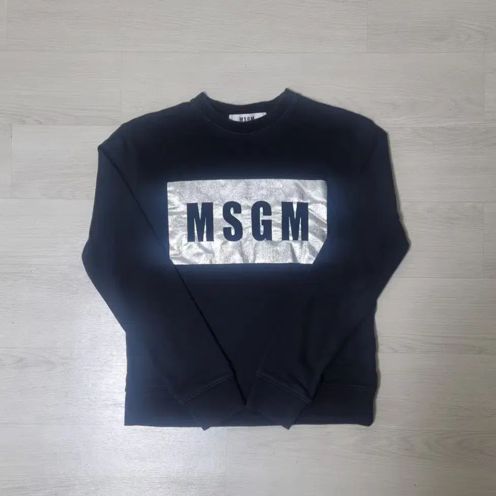 MSGM 여성 맨투맨 블랙 S