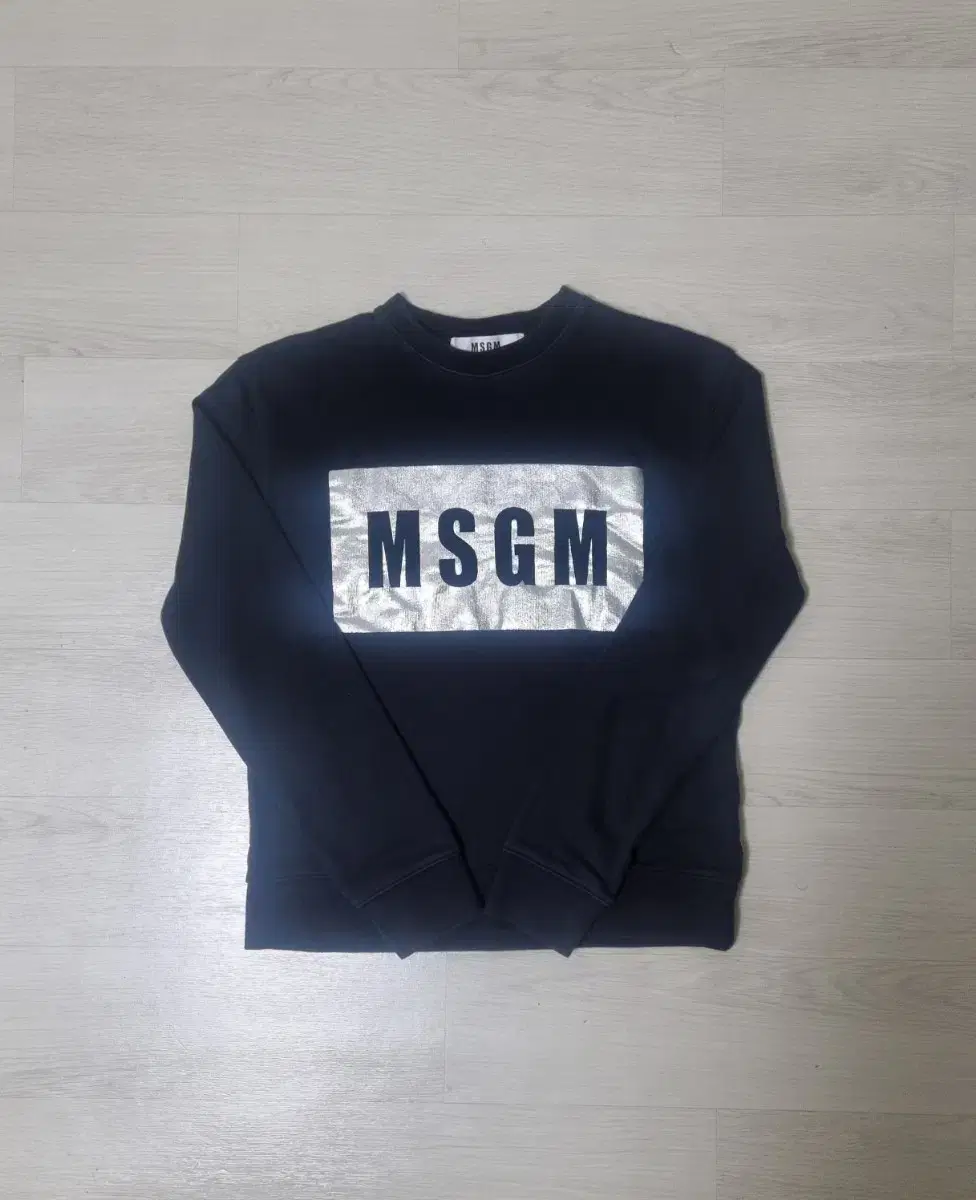 MSGM 여성 맨투맨 블랙 S