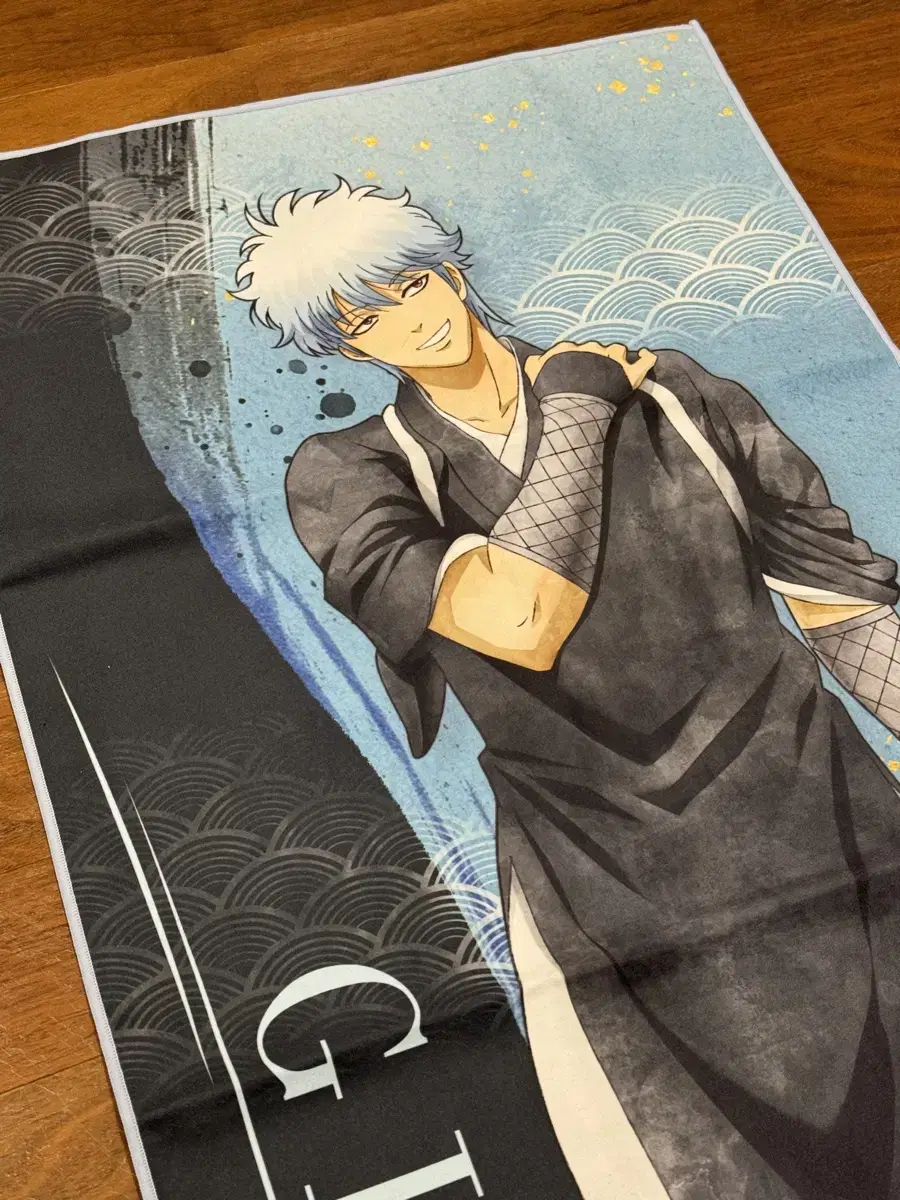 Gintoki, the Silver Samurai, One Country, One King, Towel, Cloth, Poster