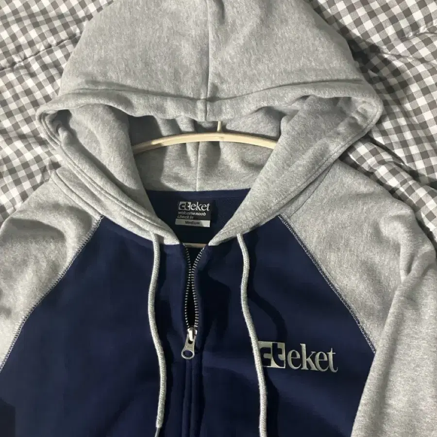 테켓 teket Plan Zip-Up Hoodie Navy M