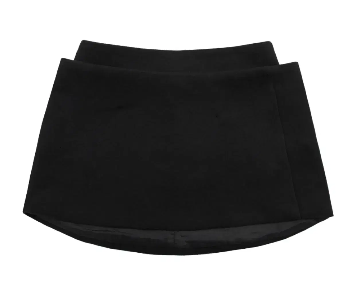 eonts 2 Layerd mini skirt -black 에옹쓰 스커트