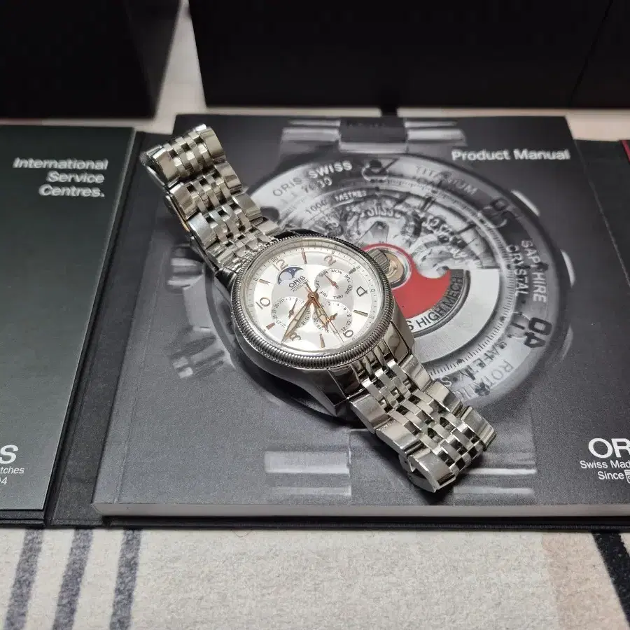 ORIS 오리스 빅크라운 컴플리케이션  문페이즈 오토매틱 40mm