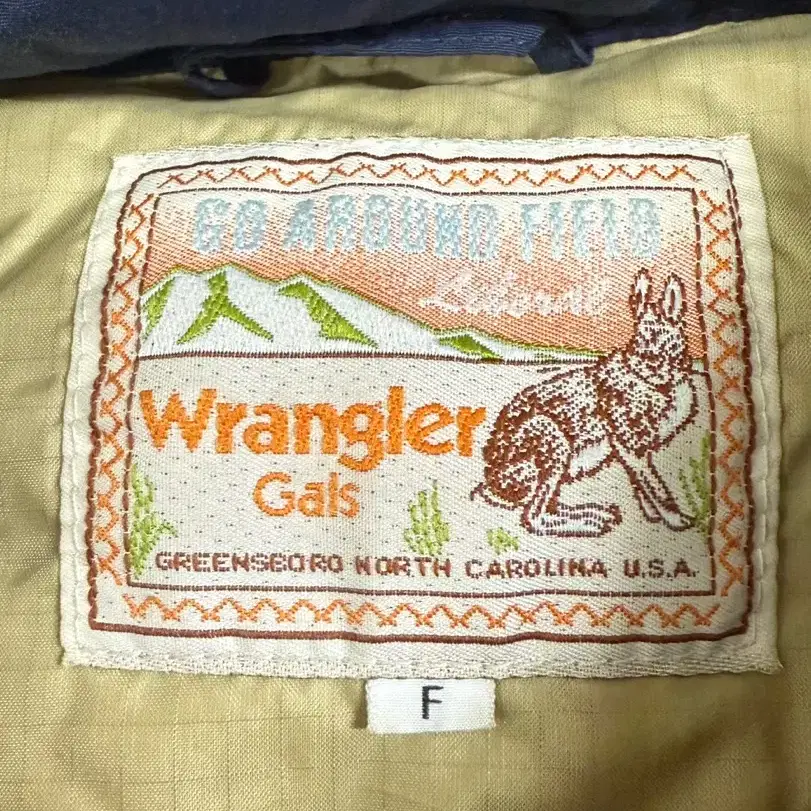 Wrangler 랭글러 재팬 빈티지 여성용 숏 패딩 점퍼