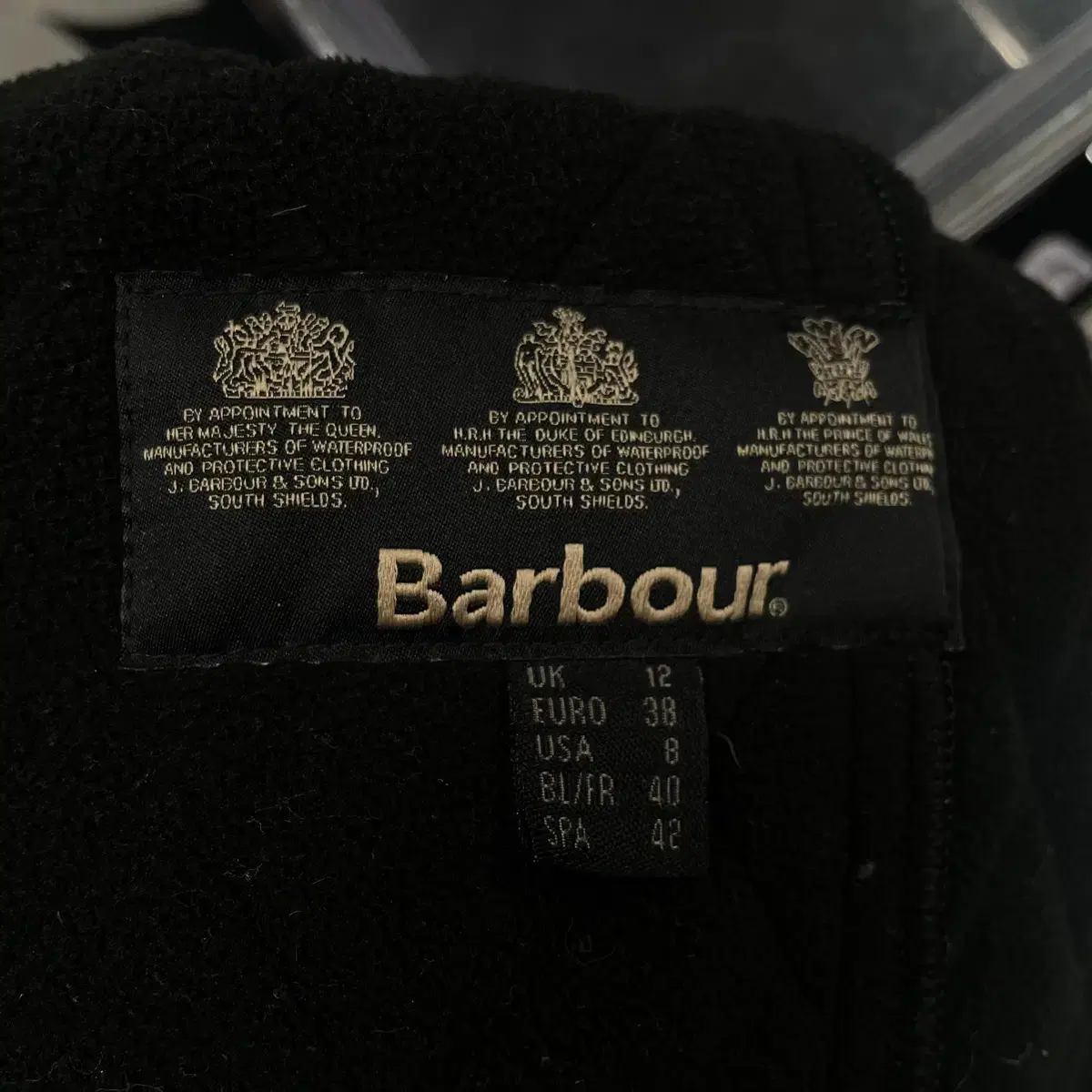 바버 Barbour 우먼스 인터네셔널 퀄티드 자켓 블랙