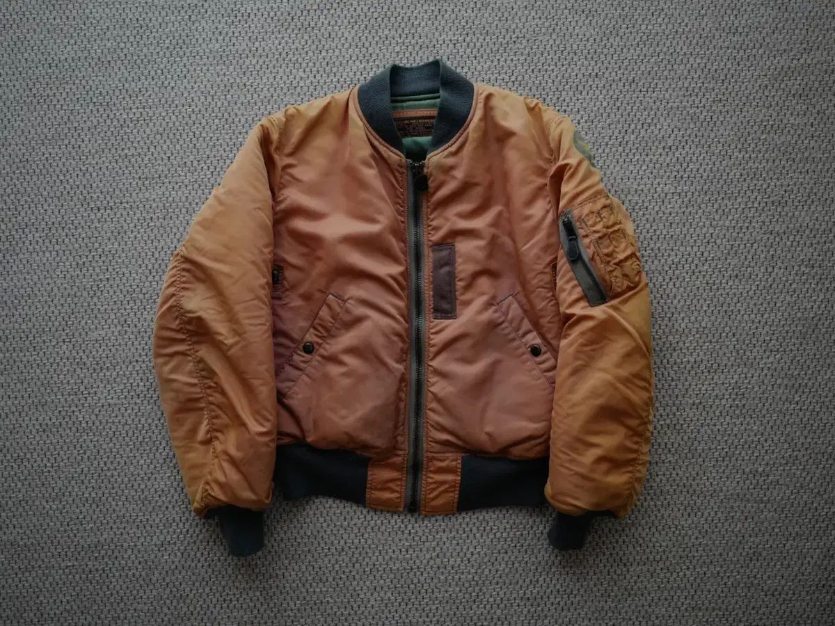 Real McCoy MA-1 Albert Turner Sun-Faded Orange S