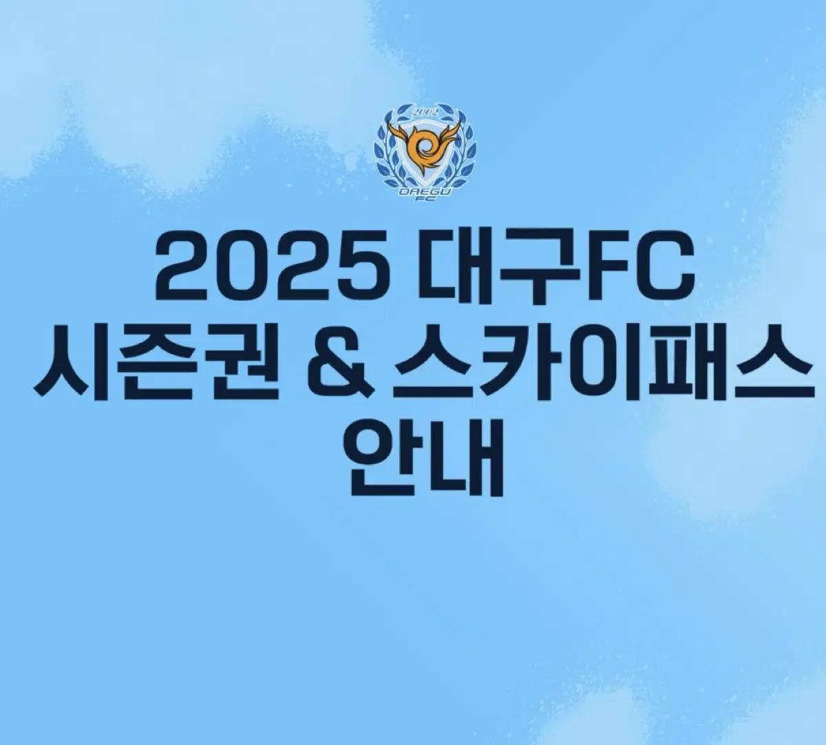 대구fc시즌권