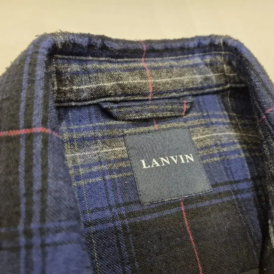 L~XL>LANVIN 플란넬 셔츠