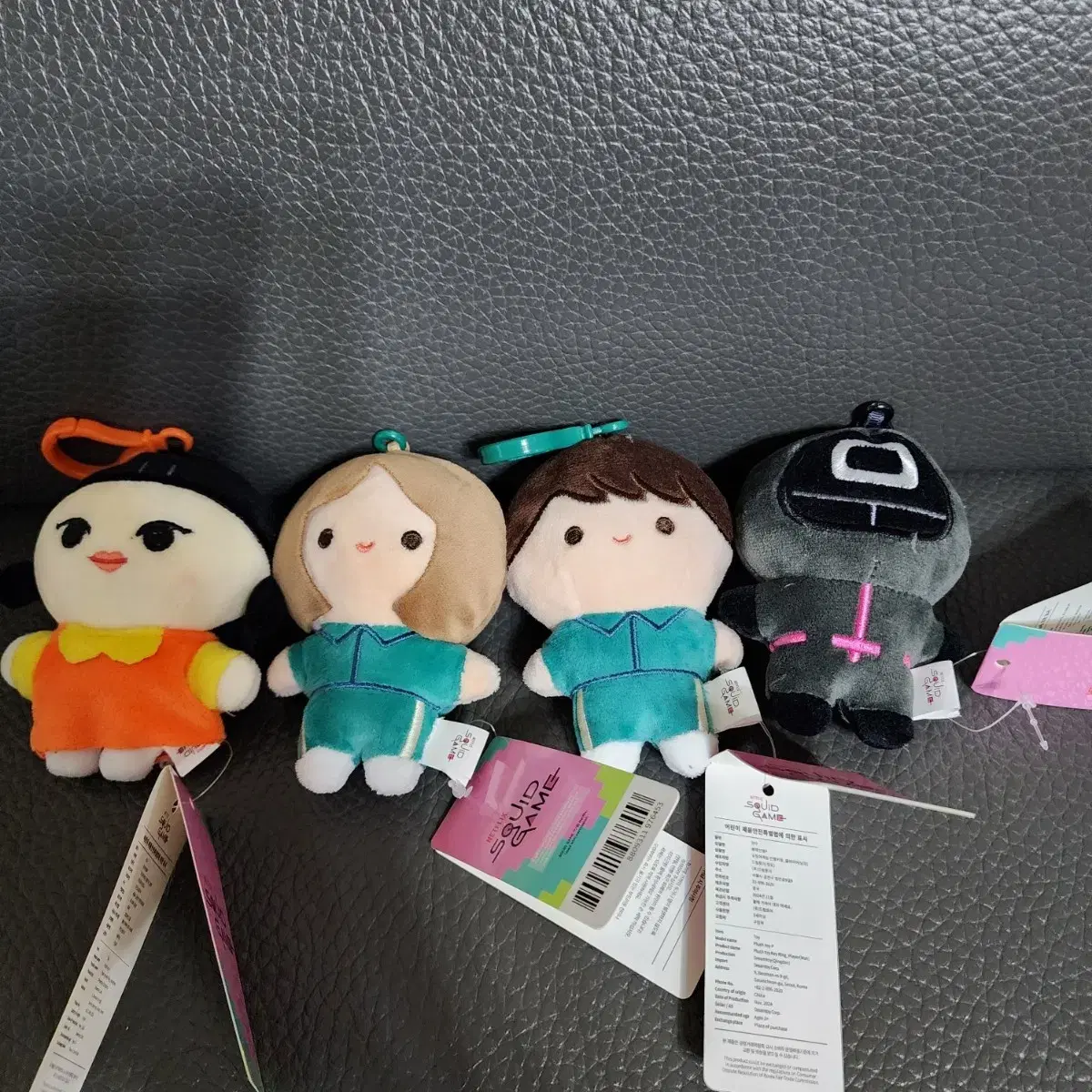 Squid Game Bag Hook keyring doll New Products