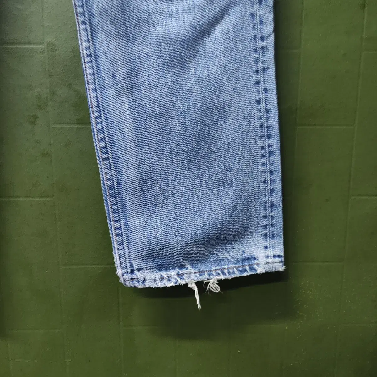 90s LEVIS USA 501 워싱 데님 팬츠