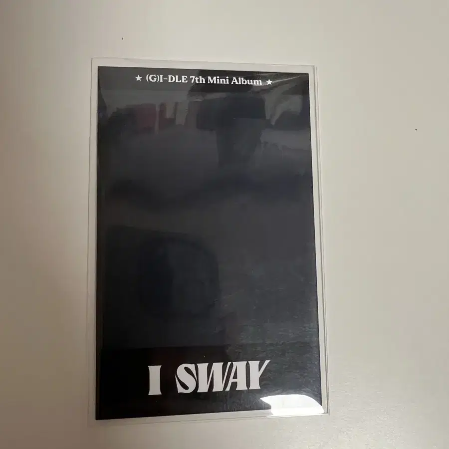 (여자)아이들 I SWAY 애플뮤직 소연 특전 폴라로이드 포카