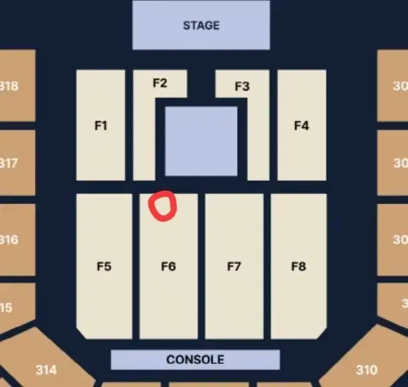 이준호 콘서트 팬콘 일요일 3열