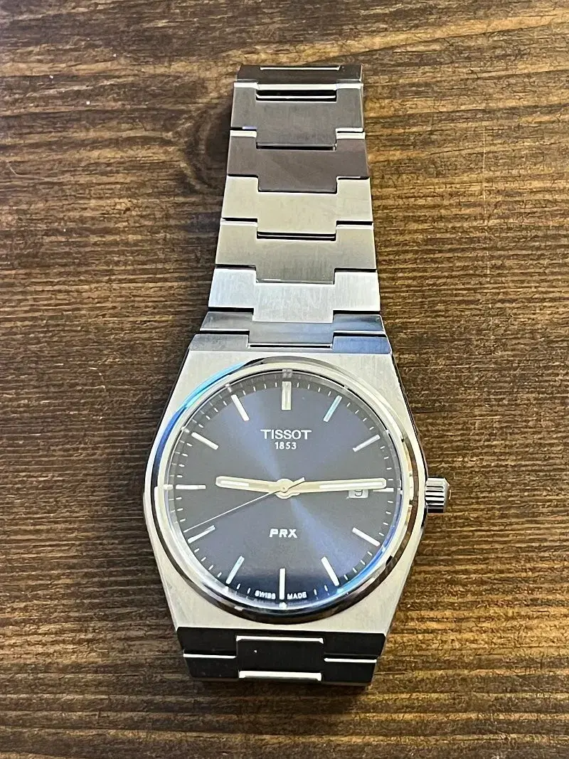 (급처) 티쏘 prx 쿼츠 40mm 청판 풀박