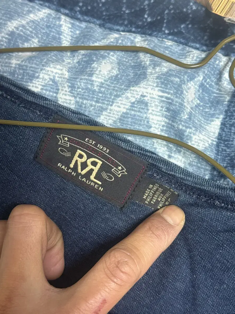 RRL 쭉티 navy color Lsize