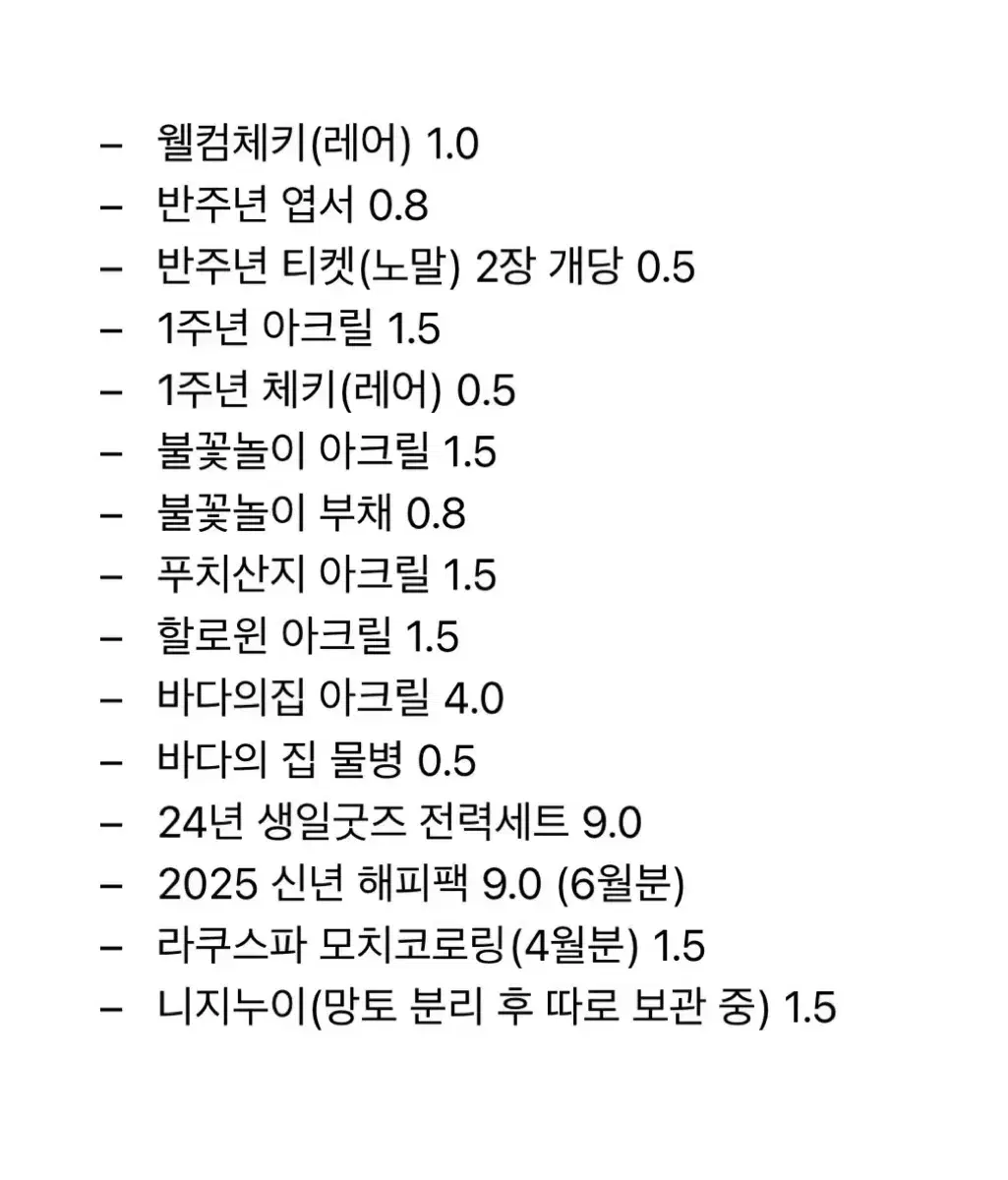 니지산지 코야나기 로우 굿즈 아크릴 양도