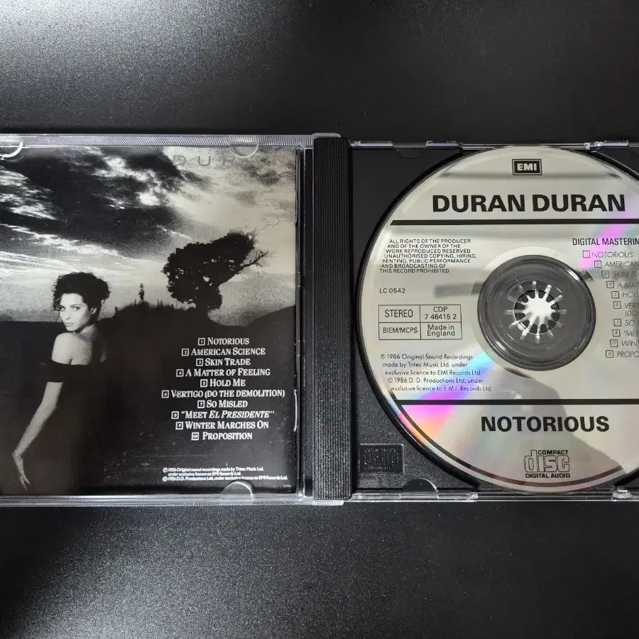 듀란 듀란 DURAN DURAN NOTORIOS CD