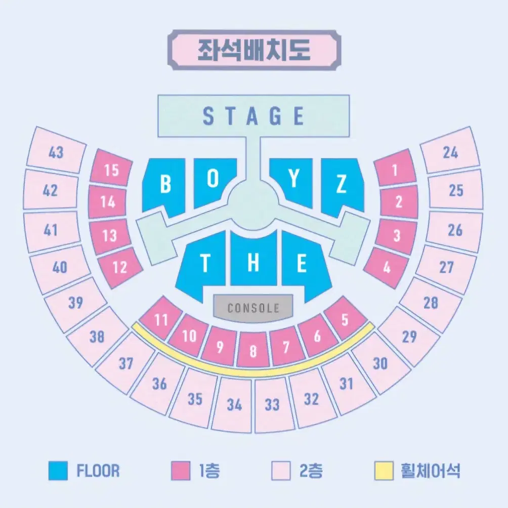 (돌출2열) 더보이즈 더비랜드 중콘 팬콘 콘서트 티켓 플로어 양도