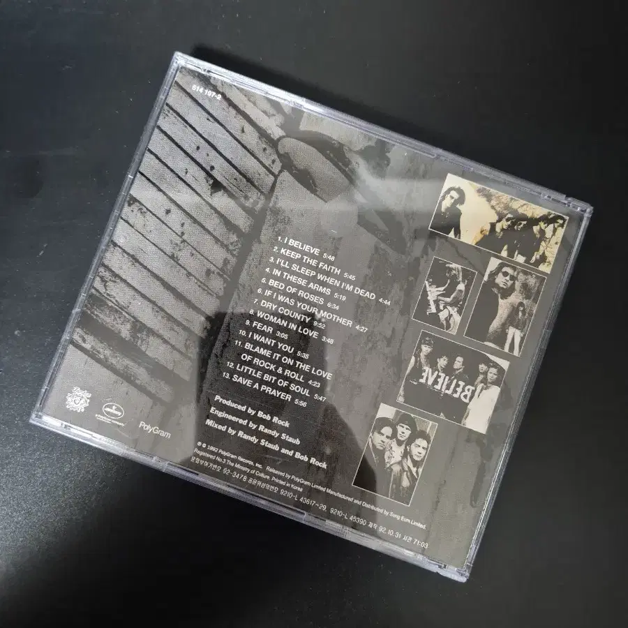 본 조비 BON JOVI KEEP THE FAITH CD