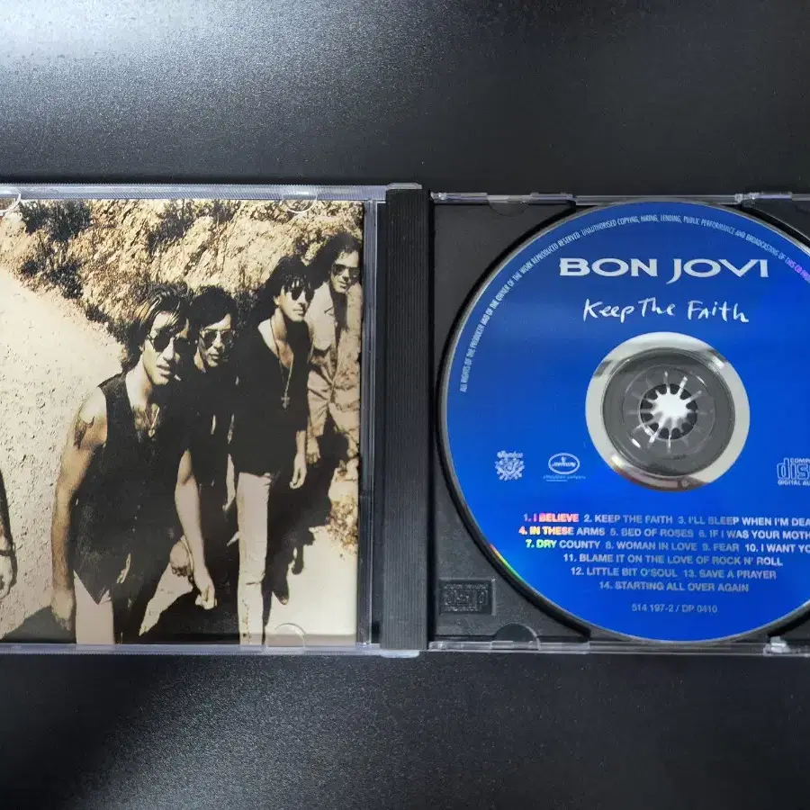 본 조비 BON JOVI KEEP THE FAITH CD