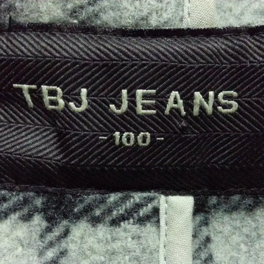 TBJ JEANS 모직 코트 그레이 100