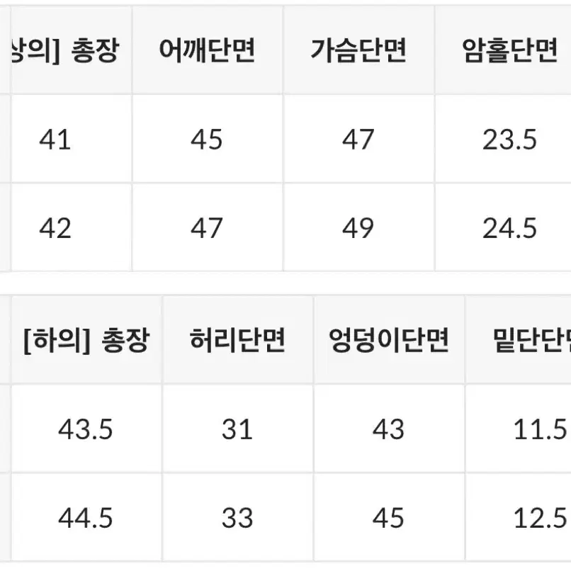 진청 데님 셋업