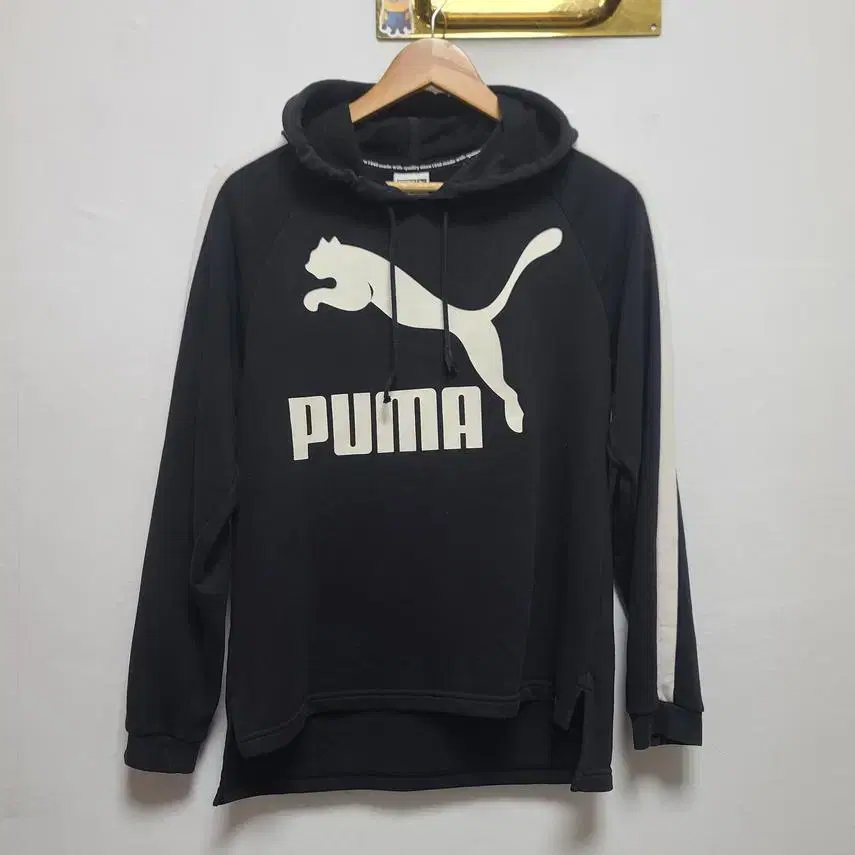 [PUMA] 여성 로고 프린팅 후드티 M