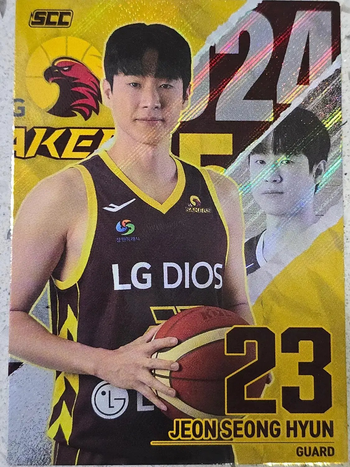 24-25 KBL 오피셜카드 LG 전성현선수 포토제닉