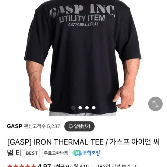 가스프 GASP 아이언 써멀 티 L