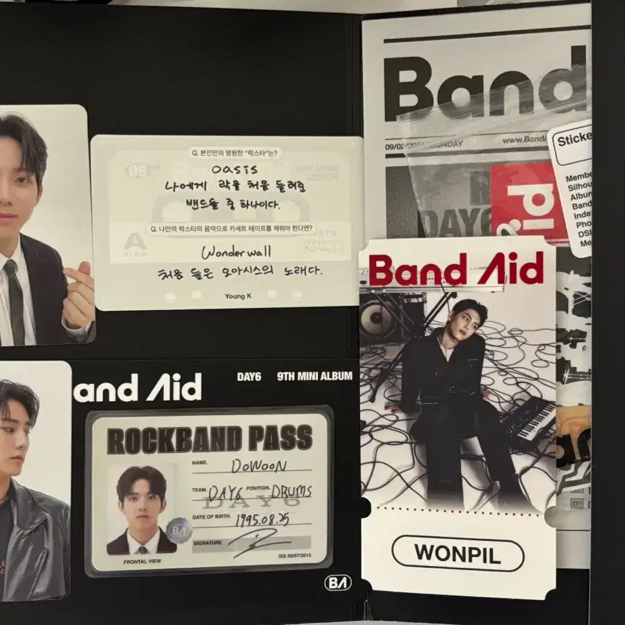 데이식스 밴드에이드 Day6 Band Aid 도운+영케이 구성