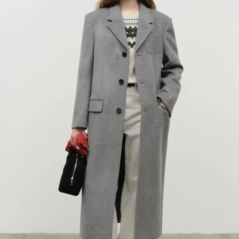 던스트 새상품 UNISEX 2-WAY 3 BUTTON COAT