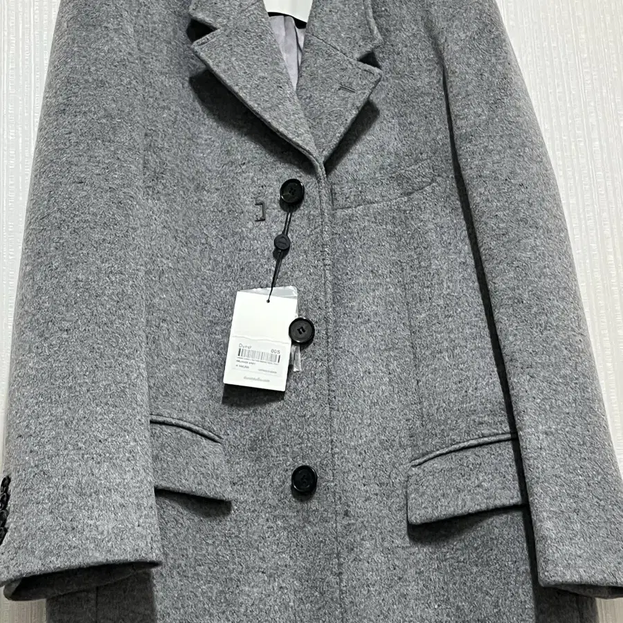 던스트 새상품 UNISEX 2-WAY 3 BUTTON COAT