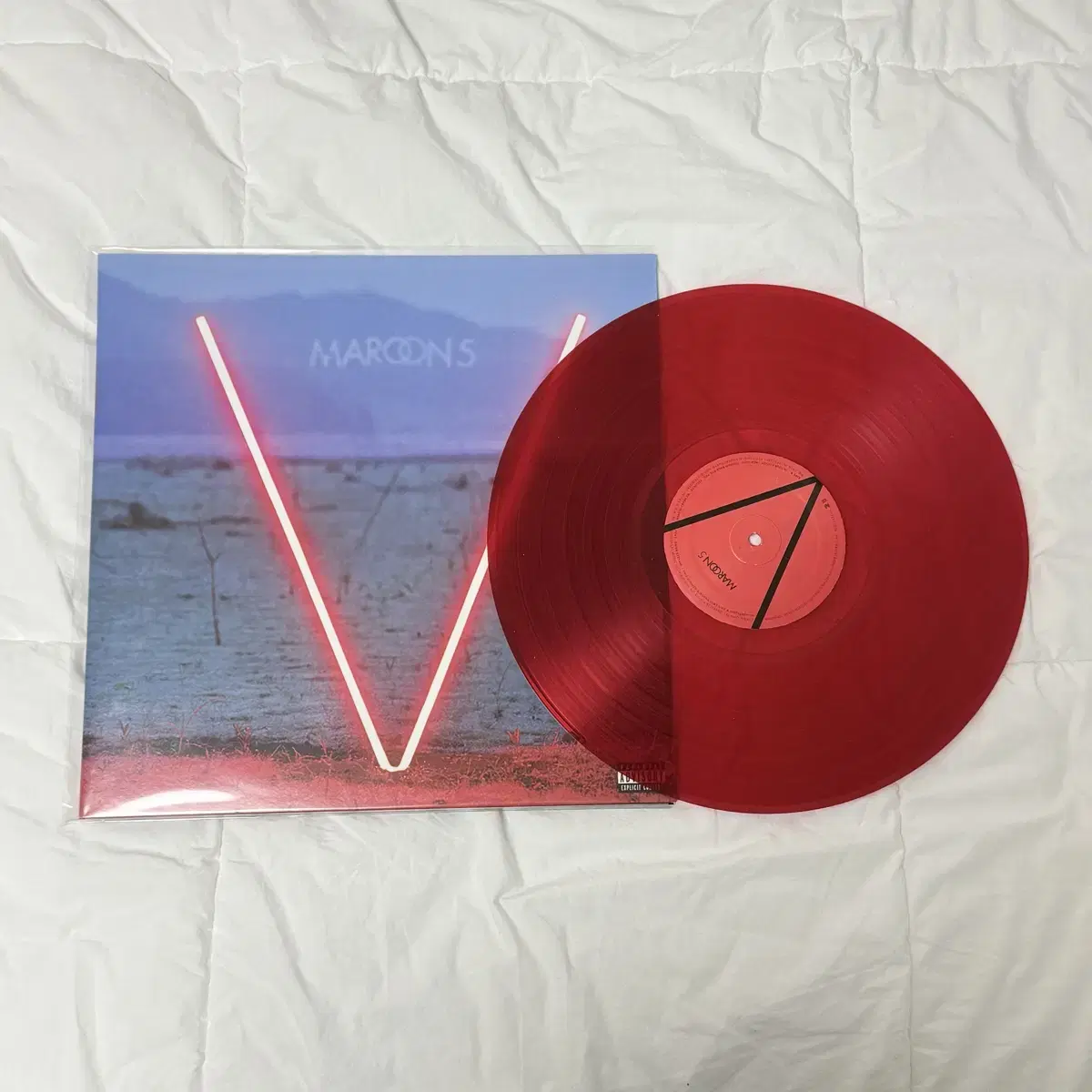 Maroon5 LP V 컬러반 레드 마룬파이브