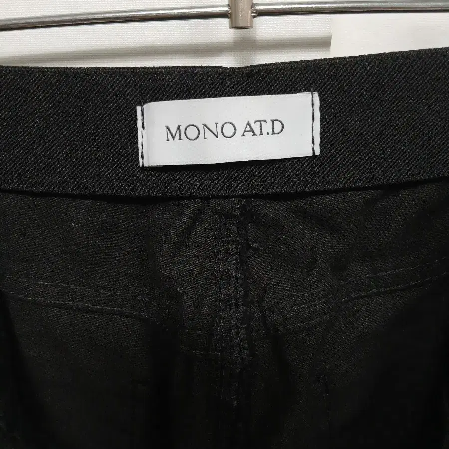 MONO AT.D 허리밴딩 블랙 와이드 팬츠 새제품