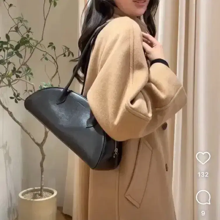 포유어아이즈온리 fyeo Vale Leather Bowling bag