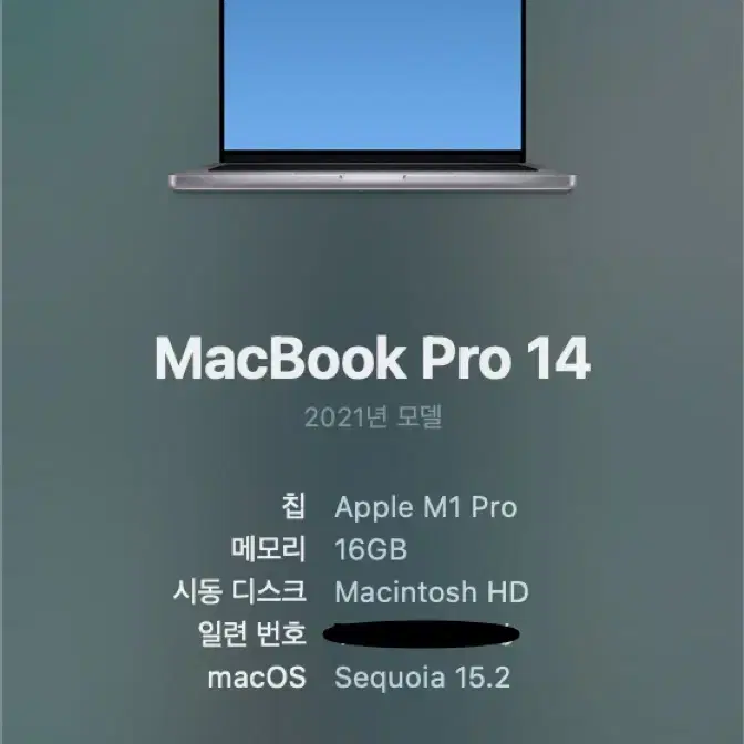 맥북프로 m1 pro 16gb 1tb