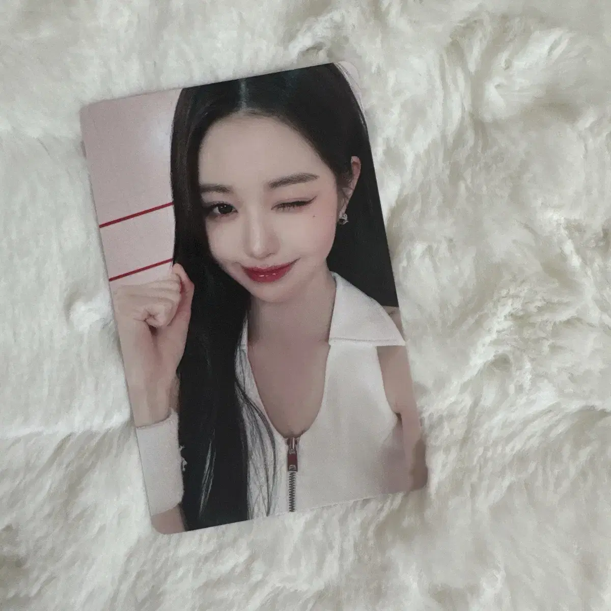 아이브 장원영 일본 웨이브 하이터치회장 한정 포카