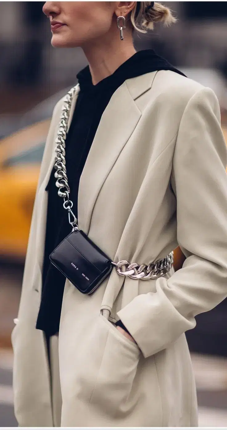 KARA New York Chain Leather Mini Bag 카라