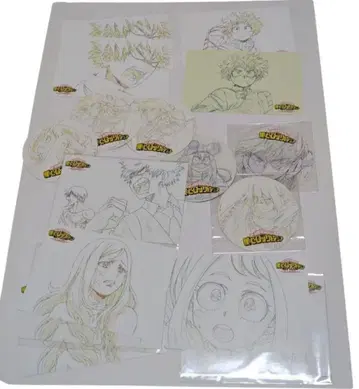 나의 히어로 아카데미아 애니메이트 극장판 원화 엽서 스티커