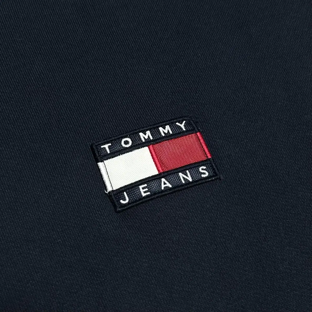 [ L ] Tommy 타미진스 네이비 시그니처 후드티