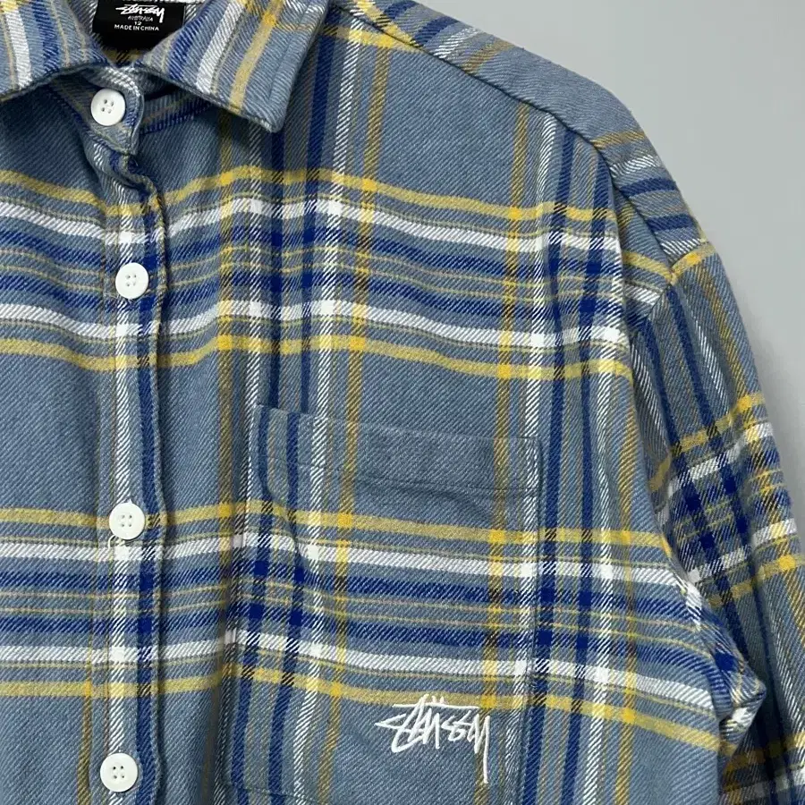 Stussy 스투시 울 플란넬 체크셔츠