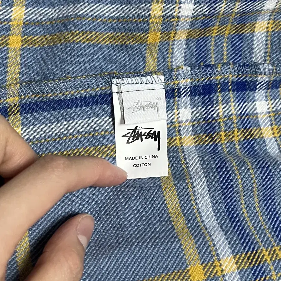 Stussy 스투시 울 플란넬 체크셔츠