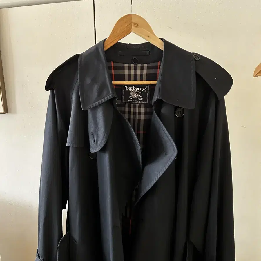 Burberry London Trench Coat (Navy)