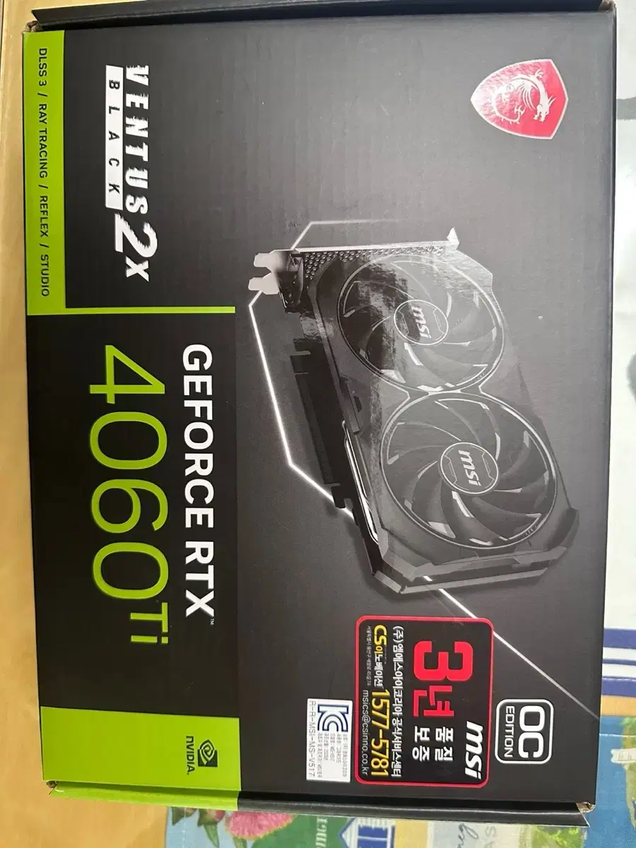 Msi rtx 4060Ti 16GB