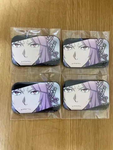 문호 스트레이독스 스퀘어 캔뱃지 시그마