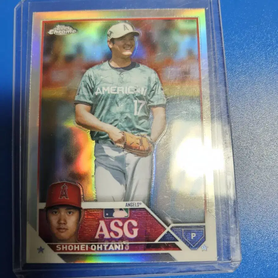 오타니 2023 Topps Chrome 올스타 리플렉터 카드