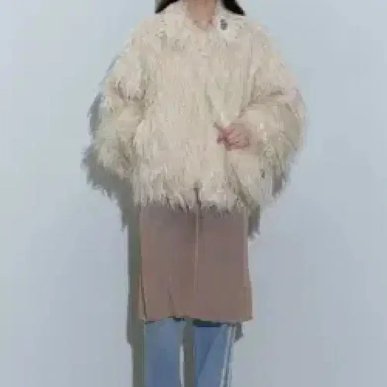 스컬프터 Faux Mongolian Jacket Raw 삽니다