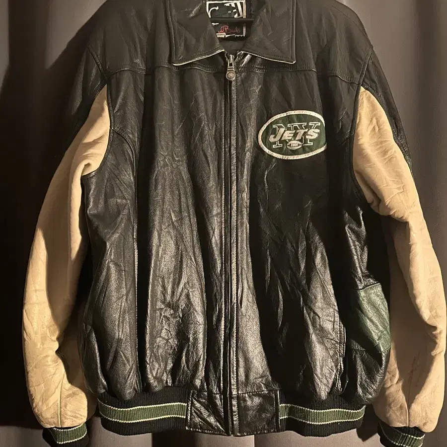 G-III NFL JETS 가죽자켓