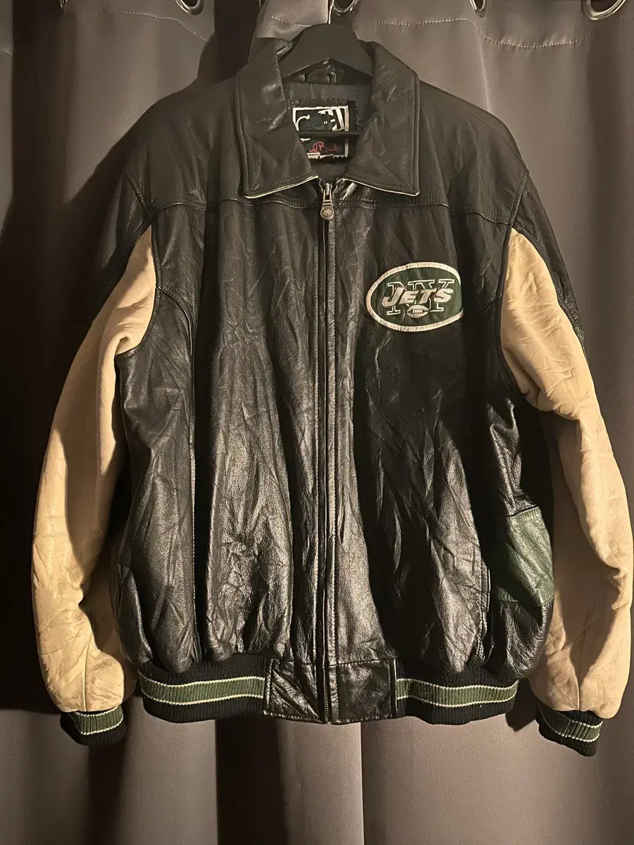 G-III NFL JETS 가죽자켓