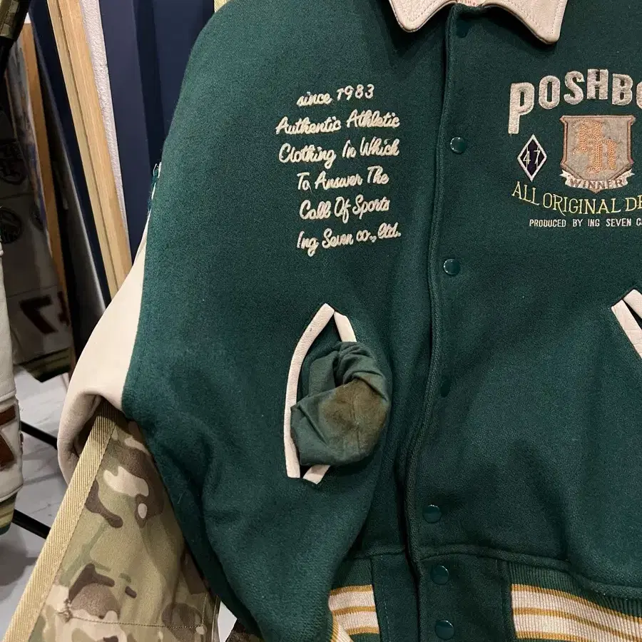 1980s POSHBOY VARSITY 포쉬보이 빈티지바시티자켓