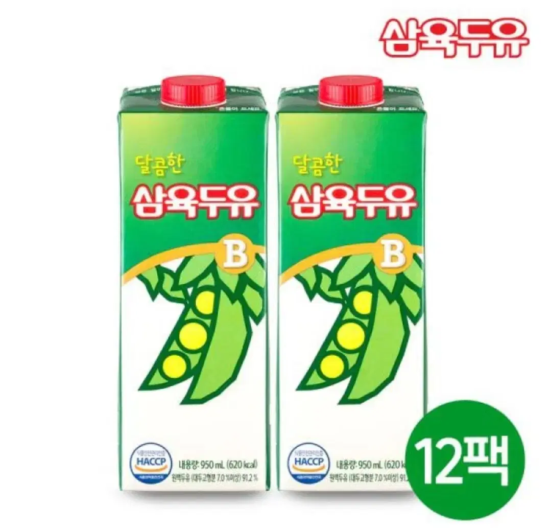 삼육두유 달콤한 B 950ml 12팩 (1박스)