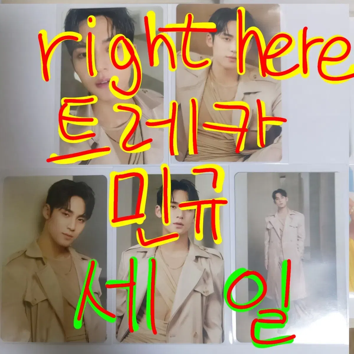 급처)세일/세븐틴 민규 Right here트레카 거의 드볼 양도